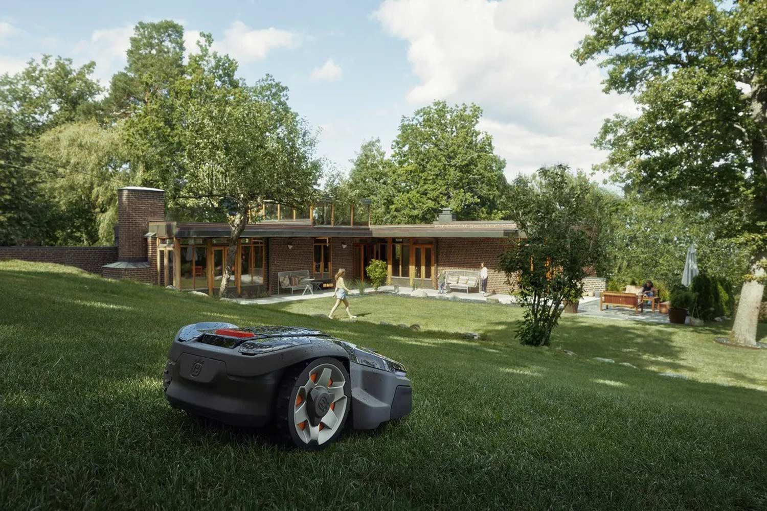 Welke grasrobot is het meest geschikt om de randjes te maaien?