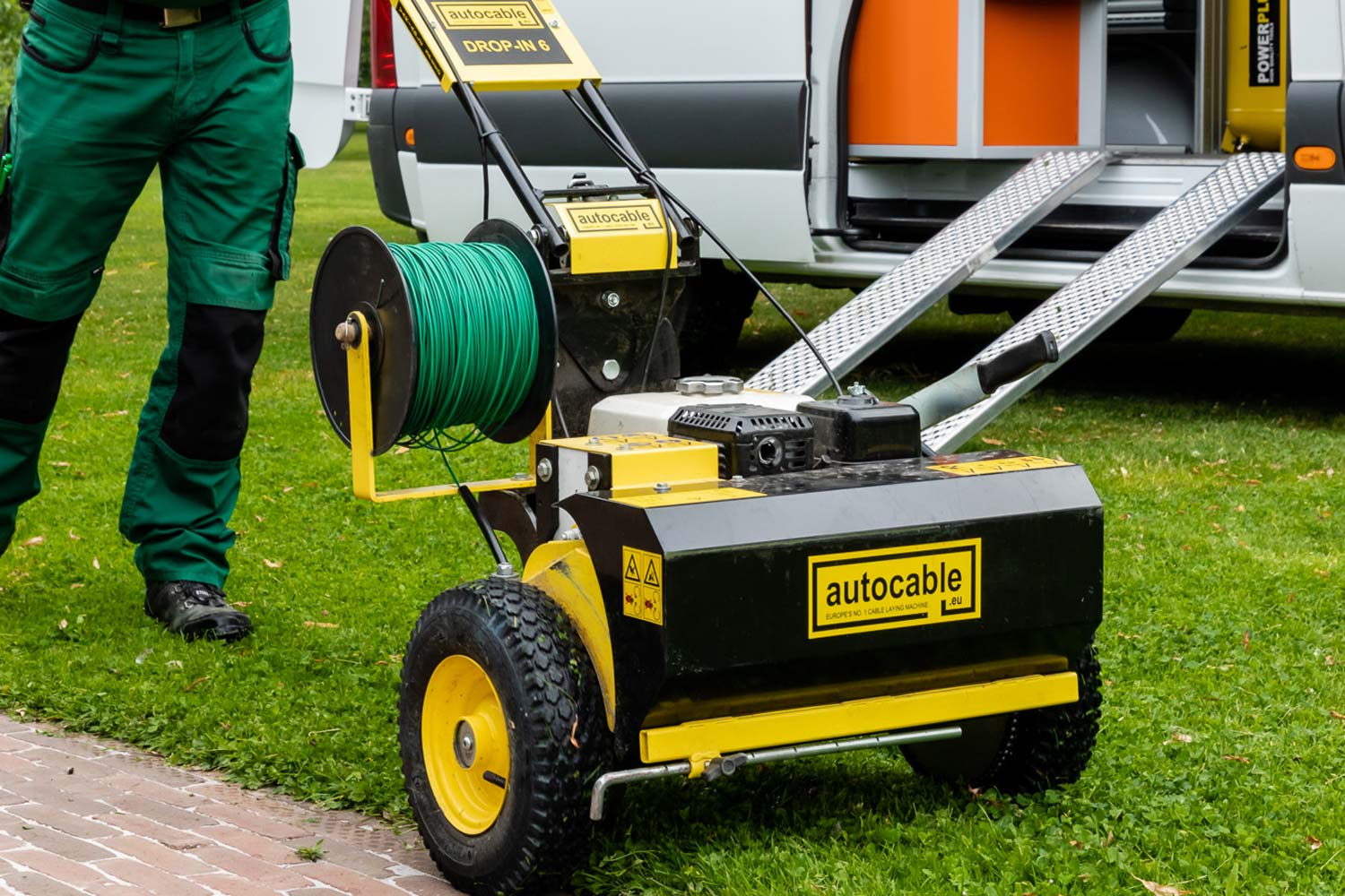 Waar ligt de perimeterkabel?