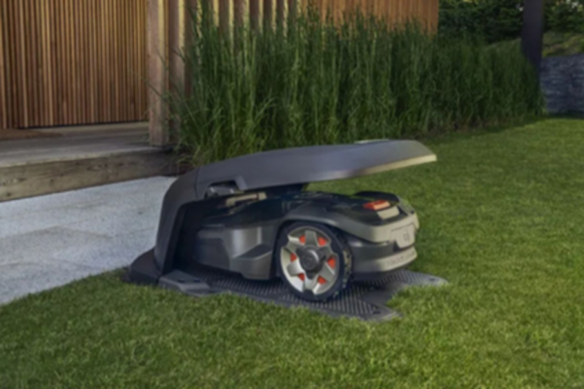 garage voor robotmaaier