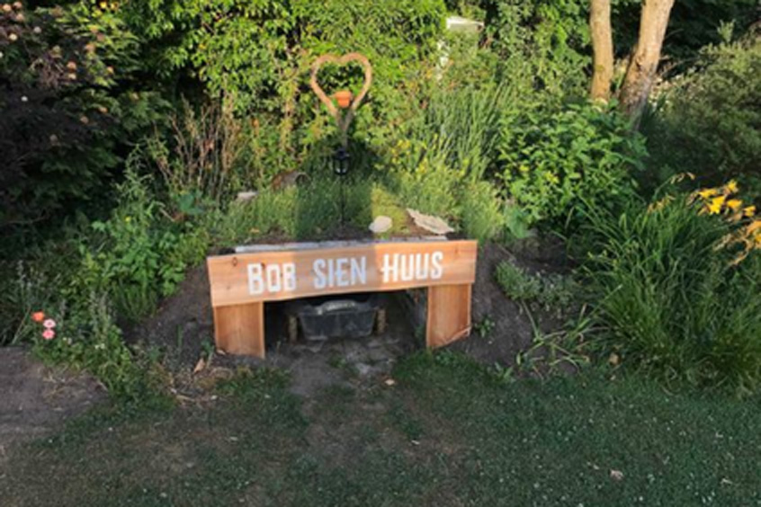 garage voor robotmaaier