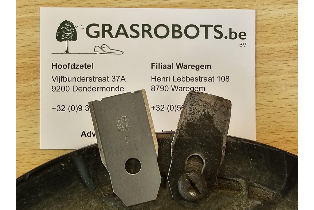 robotmaaiermesjes vervangen