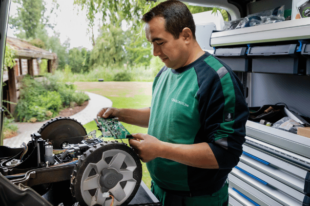 onderhoud robotmaaier