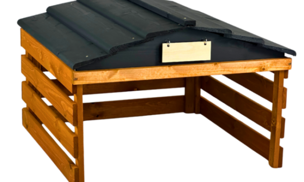 Houten Robotmaaier Garage – voor zelf montage