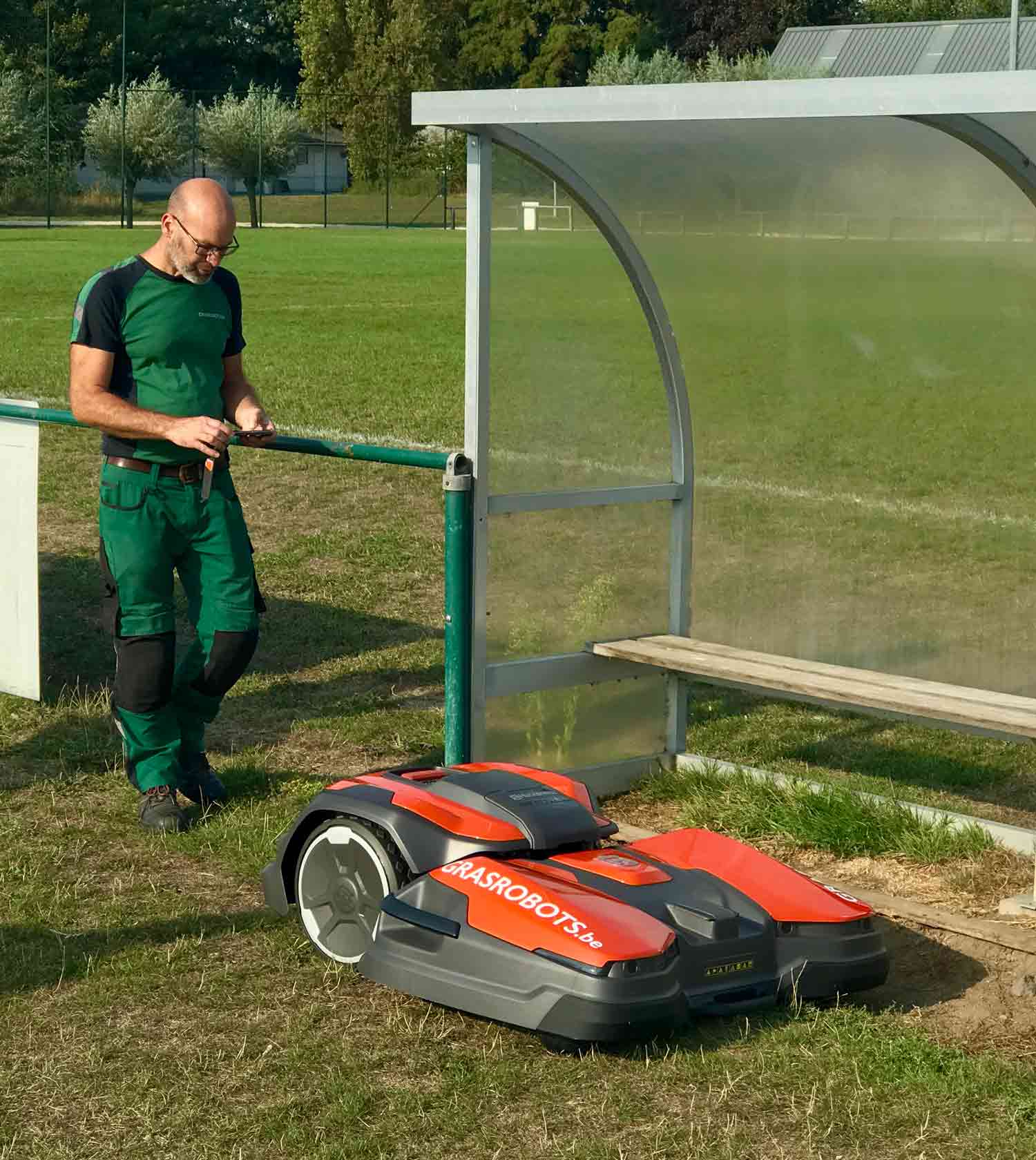 grasrobot zonder draad