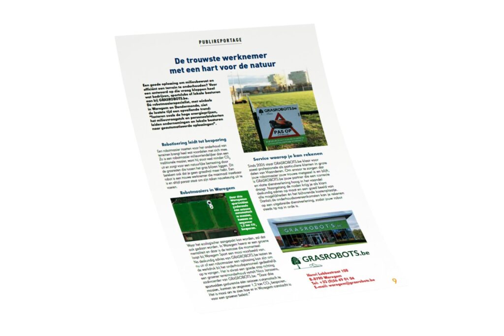 publireportage unizo waregem