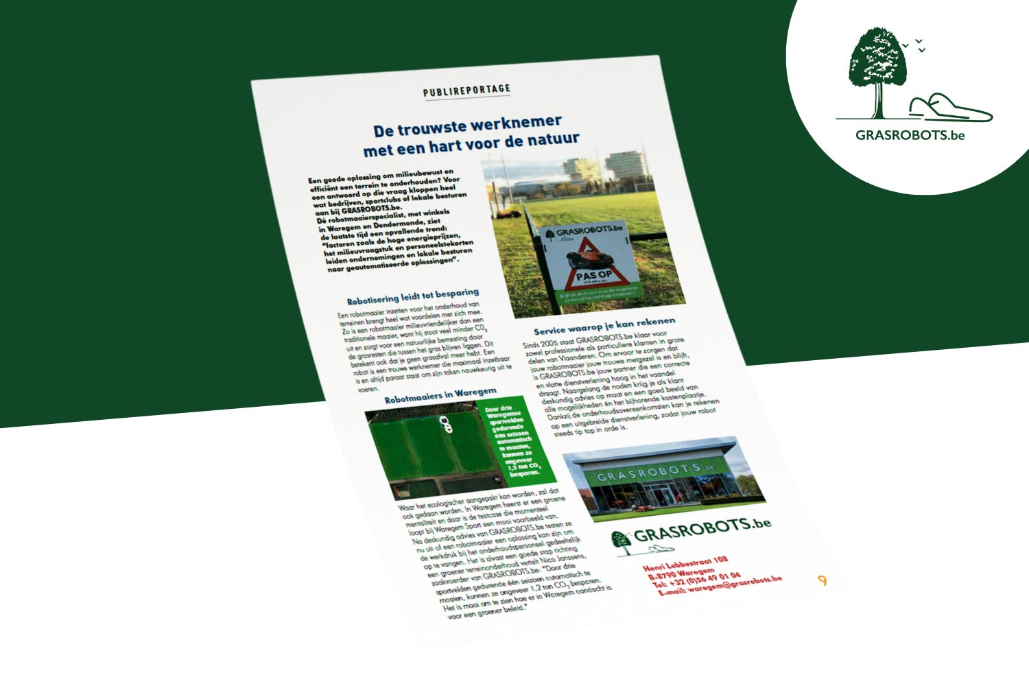 publireportage unizo waregem